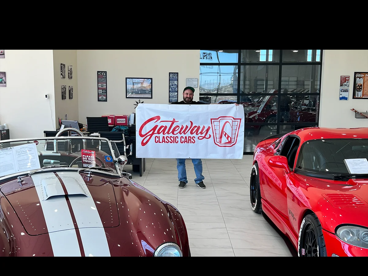 Gateway Classic Cars showroom banner