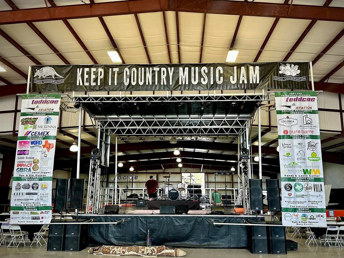 Keep It Country Music Jam 2026 stage banners