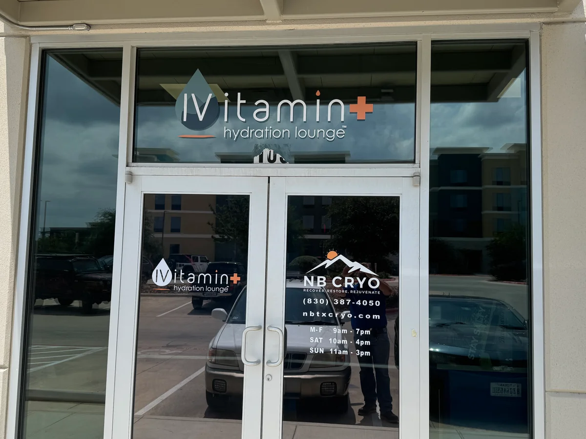 iVitamin storefront with channel letters